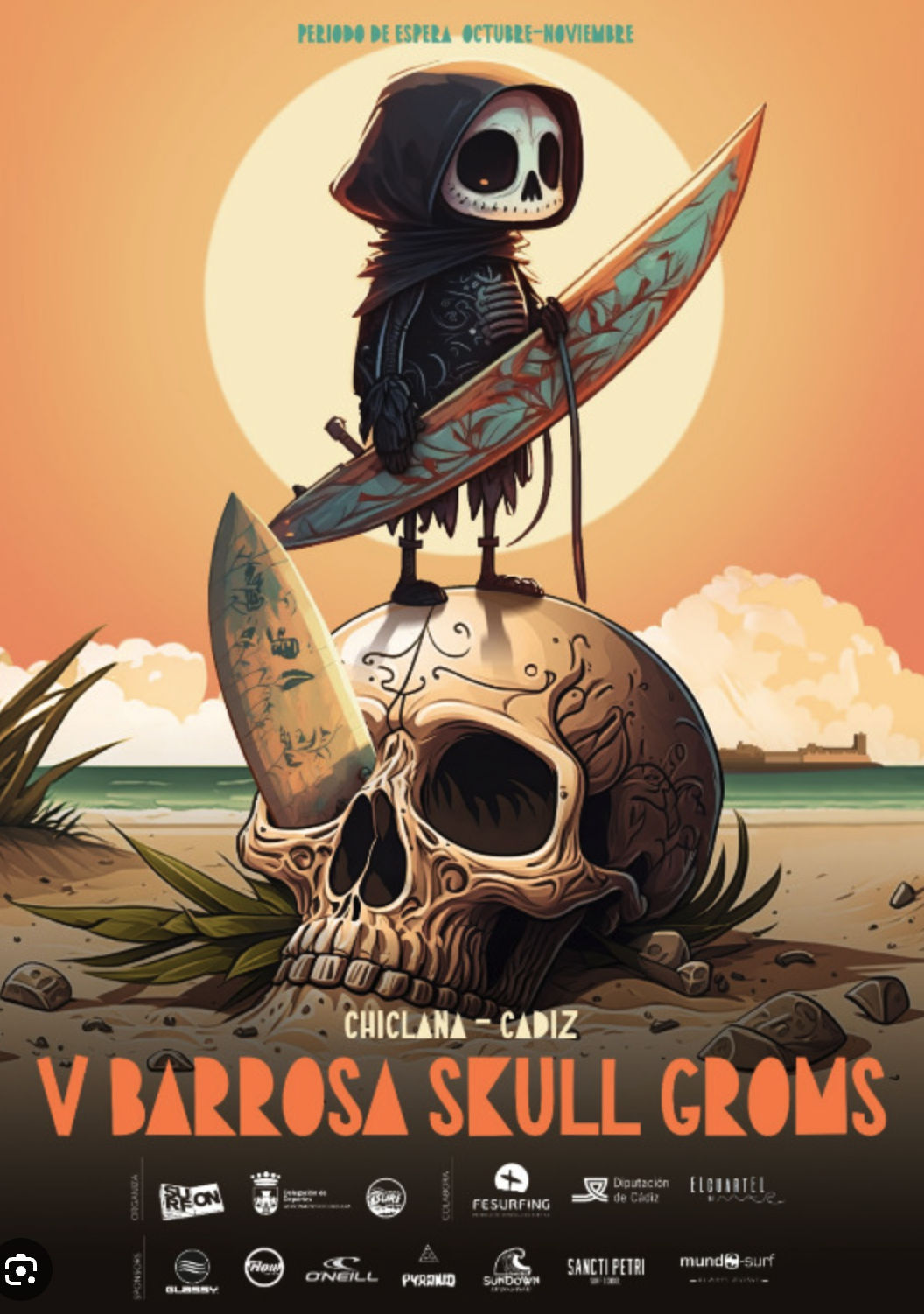 V Barrosa Skull Groms